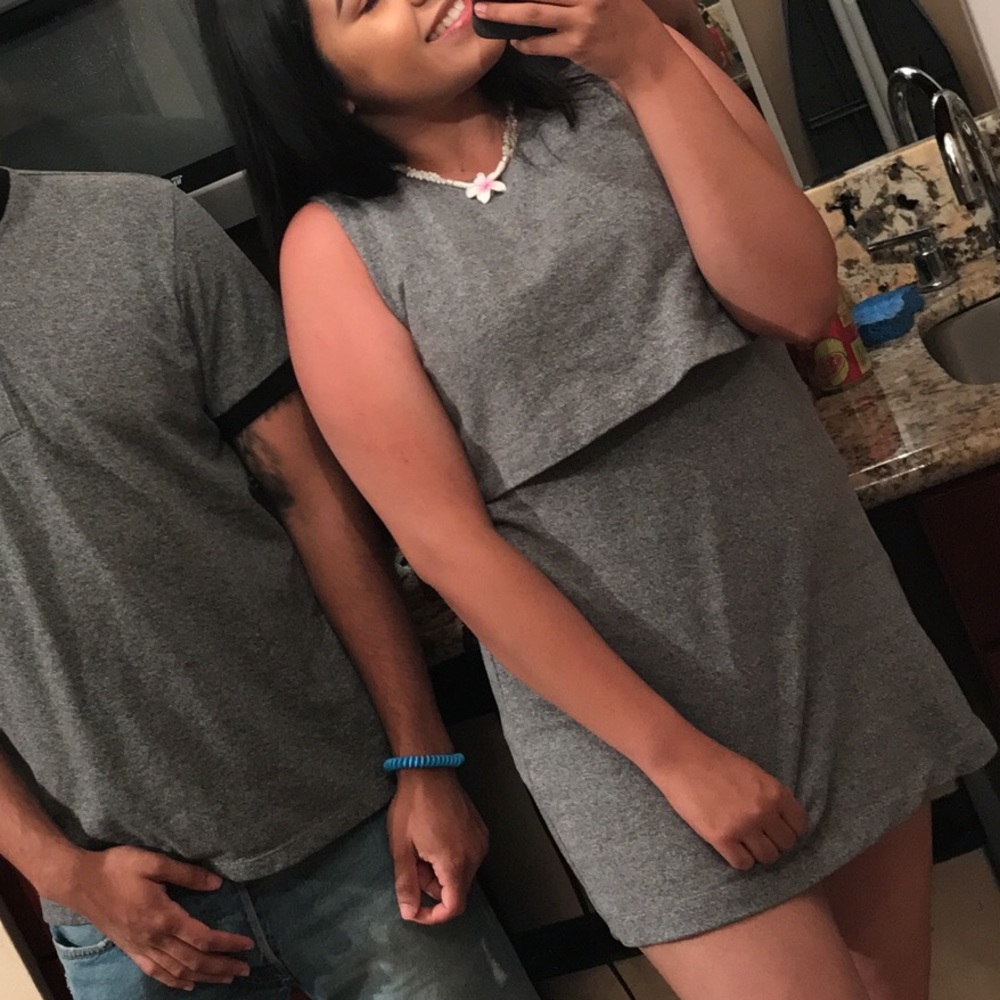 Gray dress
